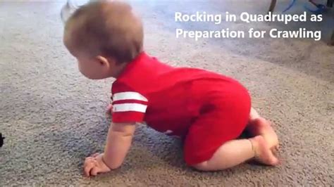 Baby Rocking On Hands And Knees Preparation For Crawling YouTube