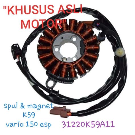 Jual SPUL DAN MAGNET VARIO 150 Esp AHM STATOR COMP MB Original