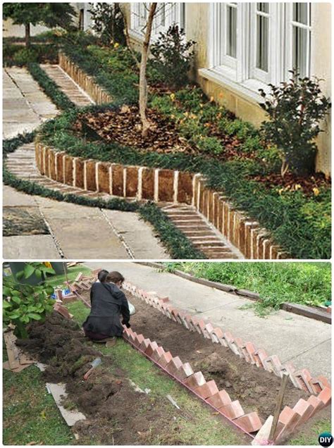 21 Diy Brick Garden Edging Ideas You Should Look Sharonsable