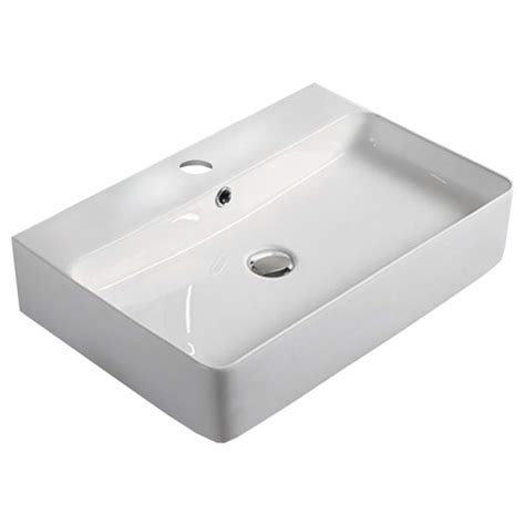 American Imaginations Vessel Sink 238 In White Ai 28140 Rona