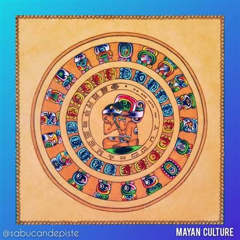 Calendario Maya Calendario Haab Calendario Tzolkin Etsy México en