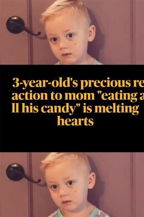 3 year old s precious reaction to mom eating all his candy is melting ...