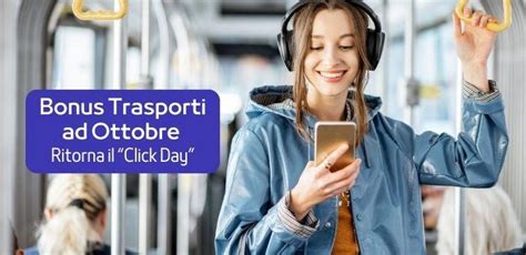 BONUS TRASPORTI IL CLICK DAY DI OTTOBRE OFFRE UNA NUOVA CHANCE