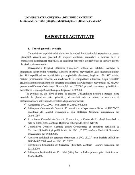 PDF RAPORT DE ACTIVITATE Ucdc Roucdc Ro Documente Cercetare Raport