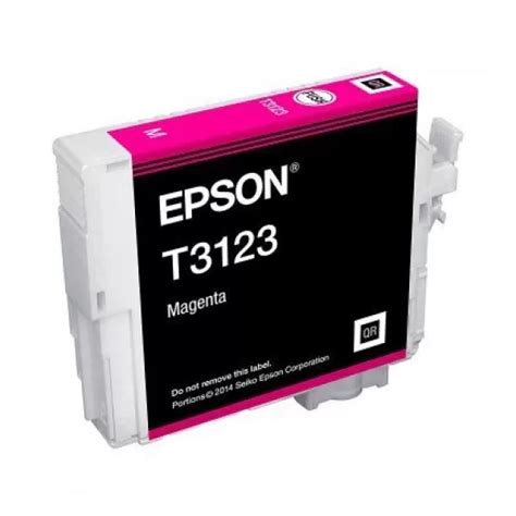 Genuine Epson T3123 Magenta Ink Printzone