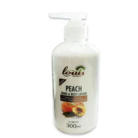 Unisex Fruity Fragrance 300ml Louis Herbal Peach Moisturing Body Lotion