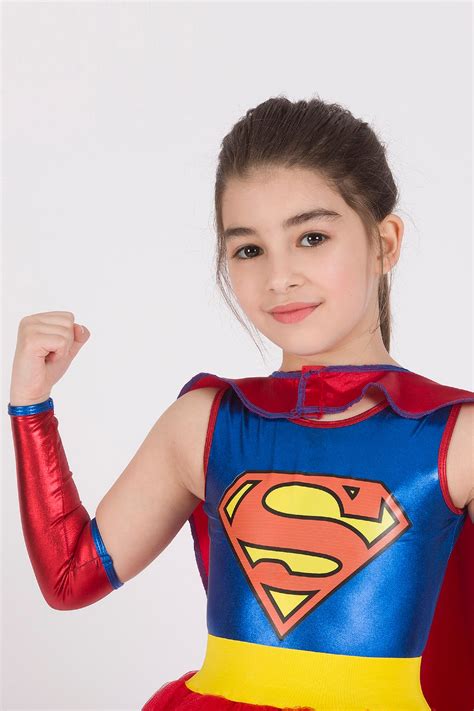 Super Girl Costume Girl Superhero Costume Super Girl Etsy