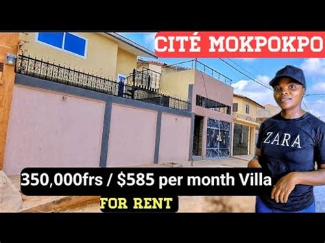 Properties for rent in lomé cité Mokpokpo 3 bedrooms Villa tour