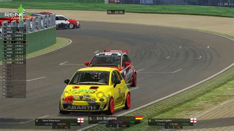 Assetto Corsa Fiat Abarth Vallelunga Race Reverse Grid Rene R