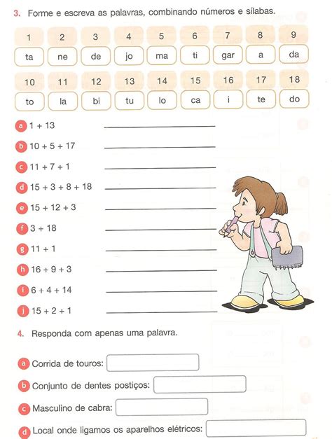 Forme Palavras 1 Ano - Forme Palavras 1 Ano - FDPLEARN