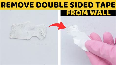 How To Remove Double Sided Tape From Wall Without Damaging 3 Easy