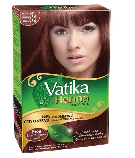 Dabur Vatika Henna Hair Color Henna Hair Dye Henna Hair Color And