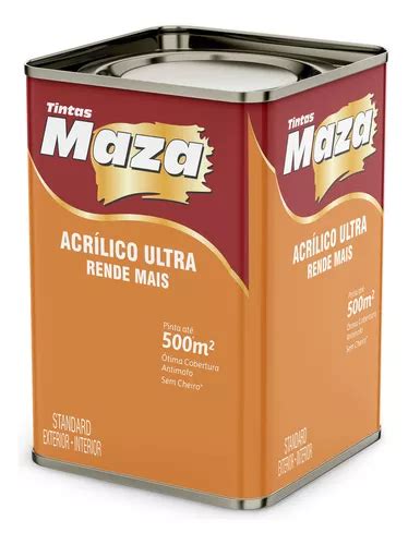 Pintura de pared acrílica Ultra Yield más colores Maza 18 litros