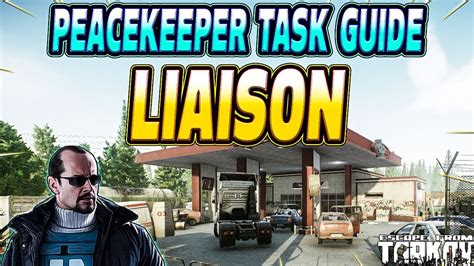 Liaison Peacekeeper Task Guide Escape From Tarkov YouTube