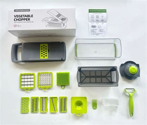 Durable Fullstar Vegetable Chopper Dicer Mandoline Slicer Multifunction