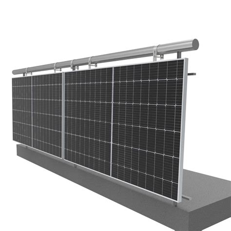 Nuafix Balkongel Nde Halterung Rund F R Solarmodule Nuasol