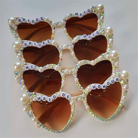 Bridal Party Sunglasses More Designs Within Custom Design 2 3 Week Wait Pearl White