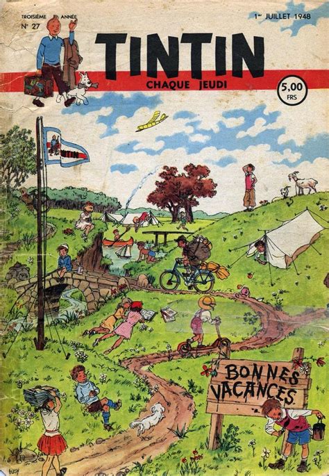 Le Journal De Tintin Edition Belge N 93 1948 27 Jeudi 1er