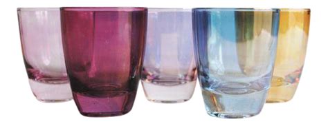 Multi Color Shot Glasses Set Of 5 Chairish