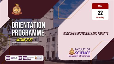 Orientation Programme 2023 Welcome For Students And Parents YouTube