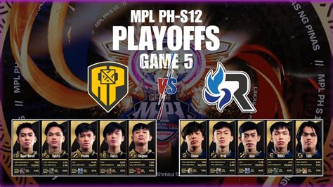 Mpl Ph S Playoffs Day Game Apbren Vs Rsg Ph Youtube