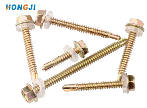 China Din K With Washer Hexagonal Hex Head Self Drilling Screw