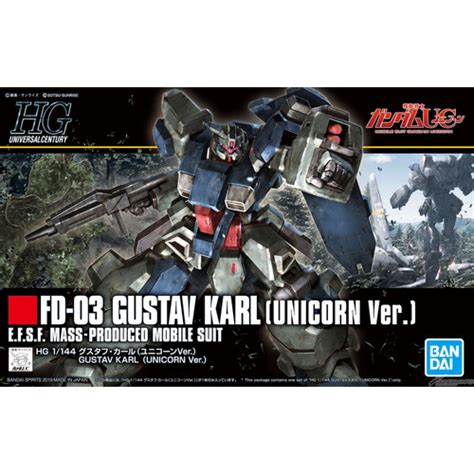 Jual HG 1 144 HGUC FD 03 Gustav Karl Unicorn Ver BANDAI Jakarta