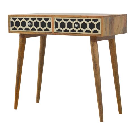 Bone Inlay Console Table dropshipping | Artisan furniture UK