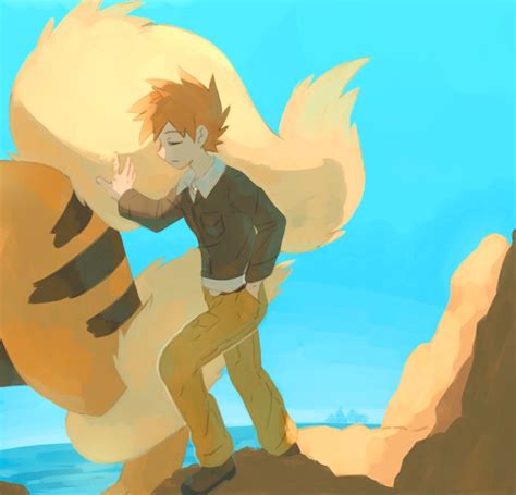 Blue Oak And Arcanine Pokemon And More Drawn By Torinoko Miiko