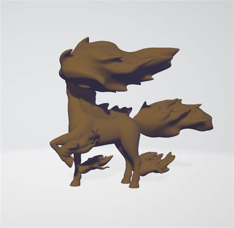 Stl File Rapidash Pokemon Pok Mon High Res D Printing Idea To