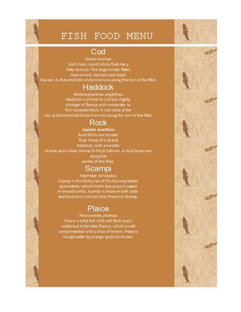 Menu Templates - Customizable & Printable