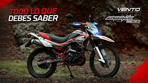 Vento Crossmax 200 Sp Escapa De La Rutina Youtube