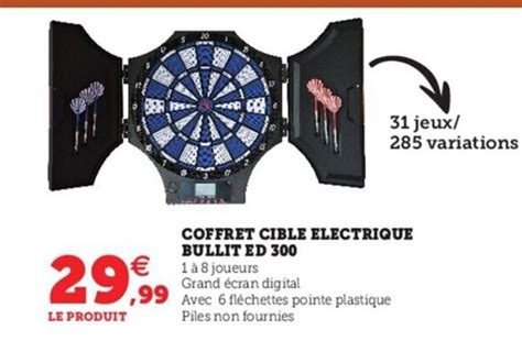 Promo Coffret Cible Electrique Bullit ED 300 Chez Hyper U