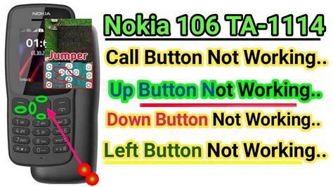 Nokia Ta Call Button Jumper Up Down Left Not Working Nokia