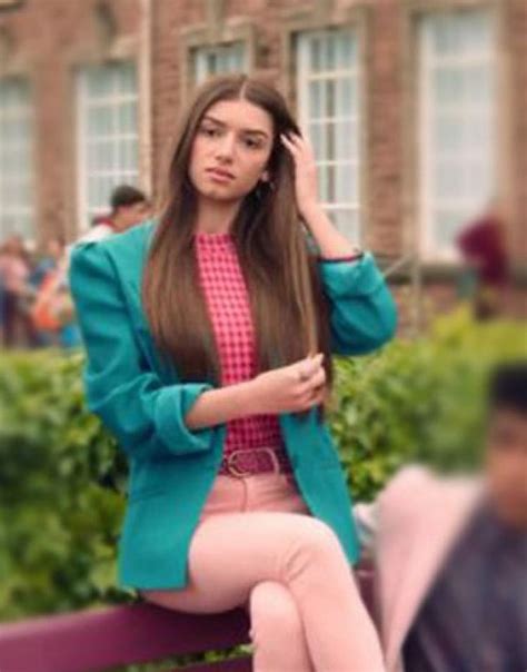 Sex Education Ruby Green Coat Mimi Keene Cotton Blazer Coat Ujacket