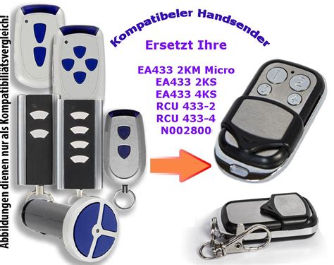 Tk Star Mhz Handsender Kompatibel Zu Normstahl Garagentor Magic