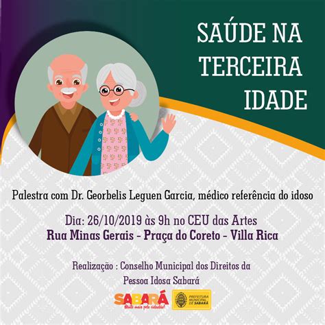 Sa De Na Terceira Idade Prefeitura De Sabar