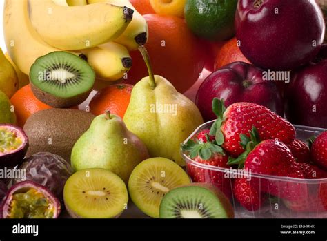 Various Fresh Fruits Stock Photo Alamy