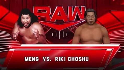 WWE2K23長州力 vs ミングONLINEプロレスゲーム オンライン戦 Riki Choshu Vs Meng YouTube