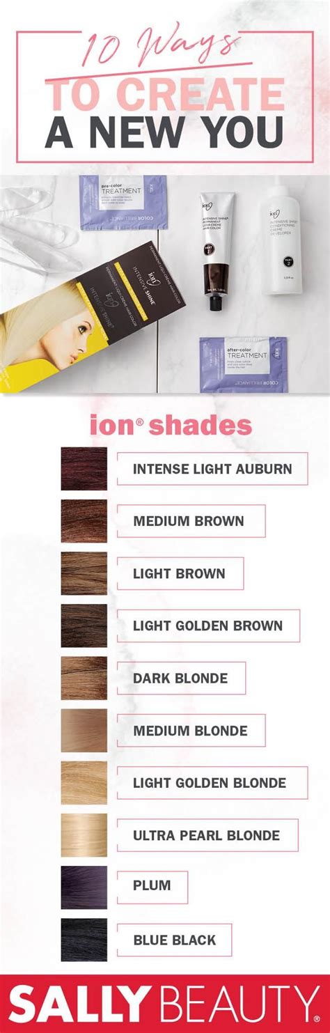 Intensive Shine Hair Color Kit Ion Hair Colors Hair Color Color Kit