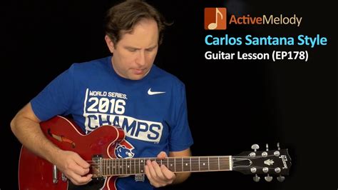 Carlos Santana Guitar Lesson Dorian Mode Guitar Lesson Ep178 Youtube