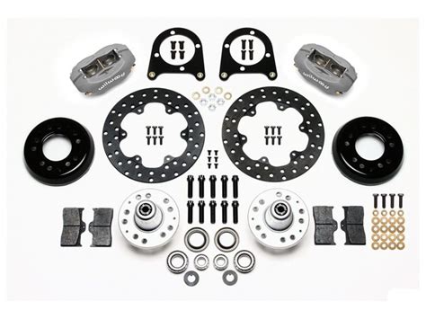 Wilwood FDL Front Drag Kit Drilled Rotor 37 48 Ford Psgr Car Spindle