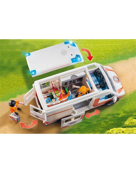 Playmobil 70049 Ambulance With Flashing Lights The Swag Sisters Toy Store