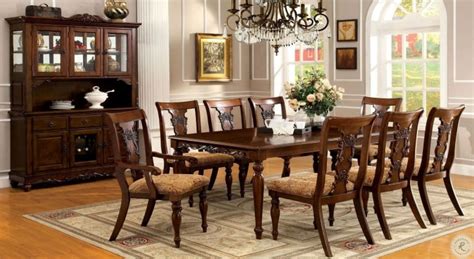 Seymour Dark Oak Rectangular Extendable Leg Dining Room Set From