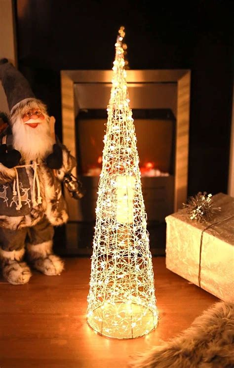 Modern Light Up Christmas Tree 250 LED 80cm | Marco Paul