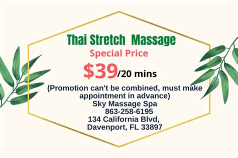 Sky Massage Spa Professional Massage Davenport Fl 33897