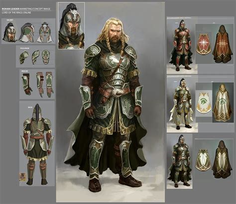 Chris J Andersons Latest Concept Art Characters Lotroetc Lotr