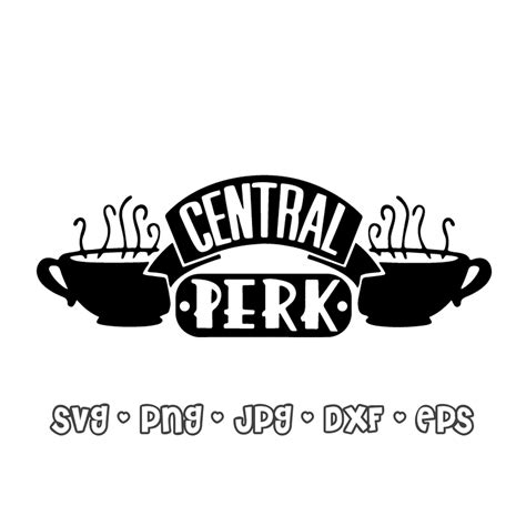 Central Perk Printable Logo Friends Coffee Shop Window Sign Etsy