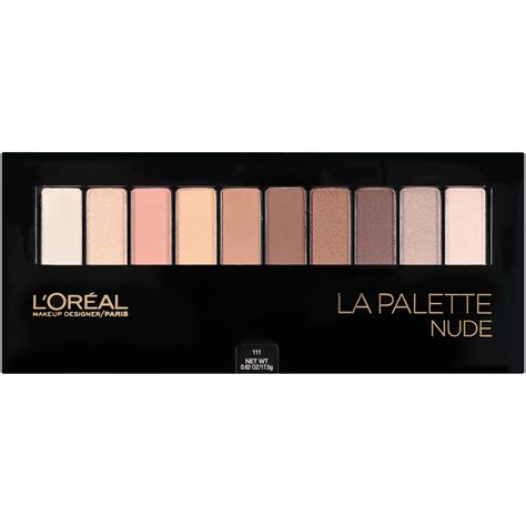 L Oreal La Palette Nude Eyeshadow Palette Beauty Personal Care Face