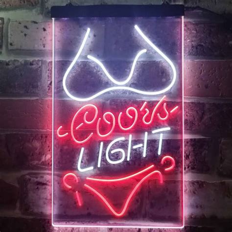 Coors Light Bikini Neon Like LED Sign FanSignsTime